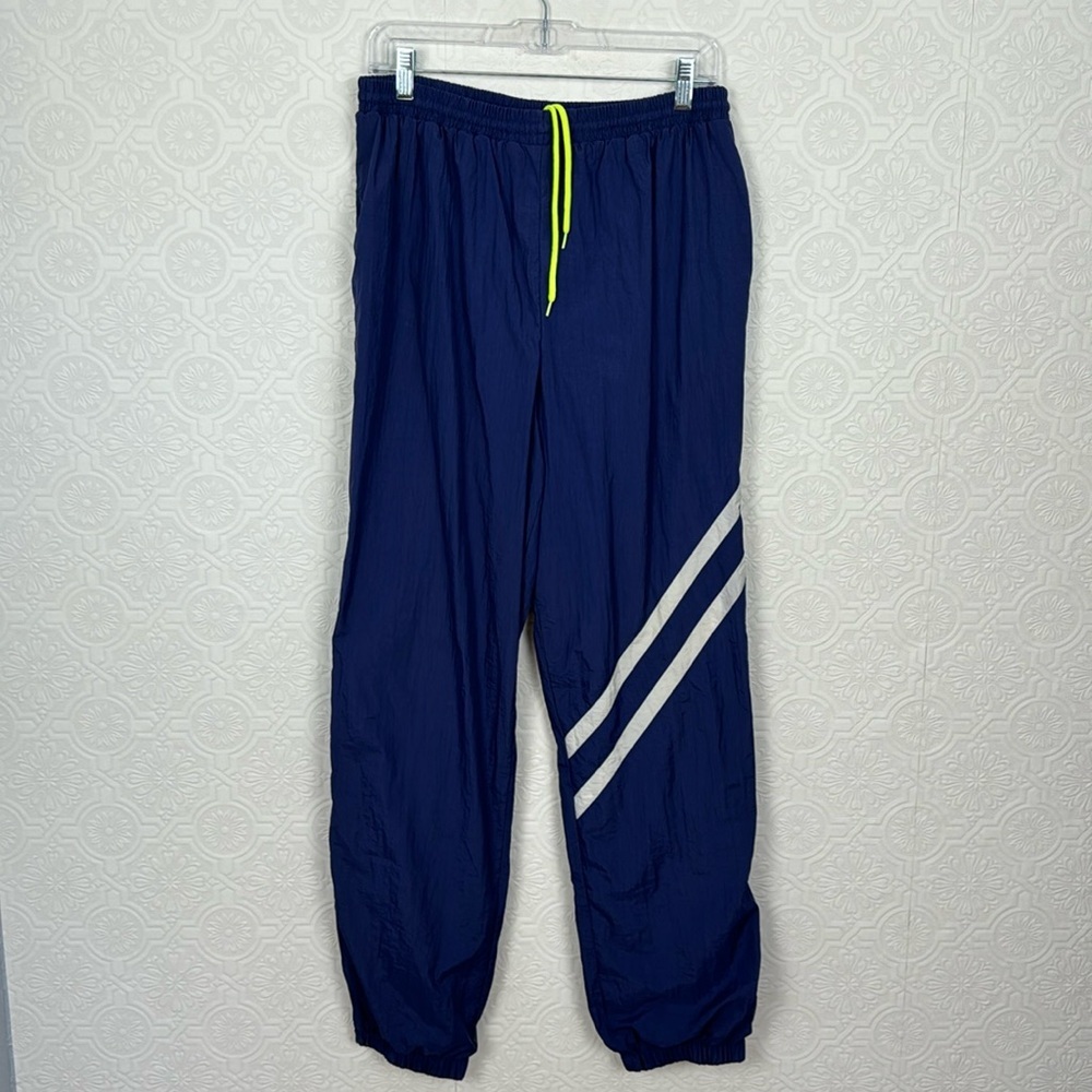Vintage Track Pants 80s 90s Nylon‎ Swish Neon Retro Ski Snowboard Old School